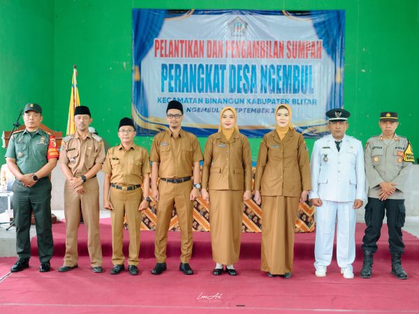 Pelantikan & Pengambilan Sumpah Perangkat Desa Ngembul Tahun 2025